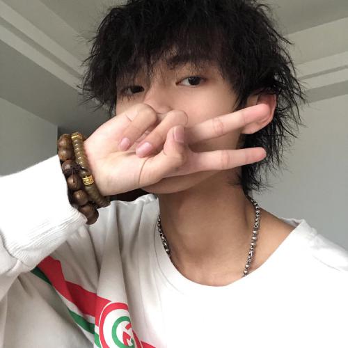 头像上的男孩子长得虽然有些清新，但却带着一股霸气