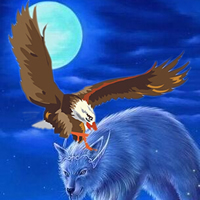 狼和鹰的拼搏图片头像