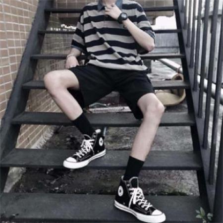 半身系唯美帅气意境干净男头，看不到脸的