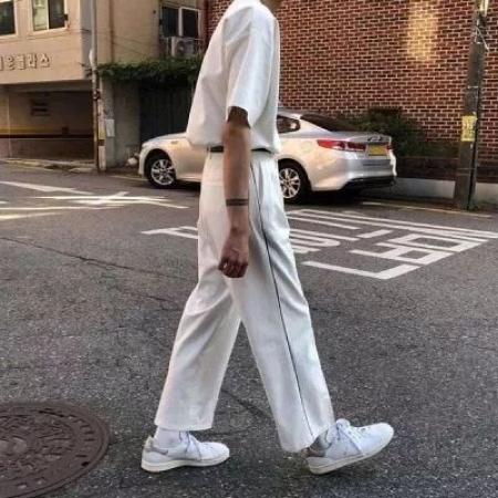 部位半身男头，潮流男生头像冷酷帅气下半身真人