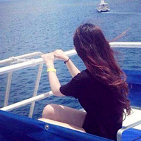 小清新女生唯美背影头像图片,长发的,戴帽子的