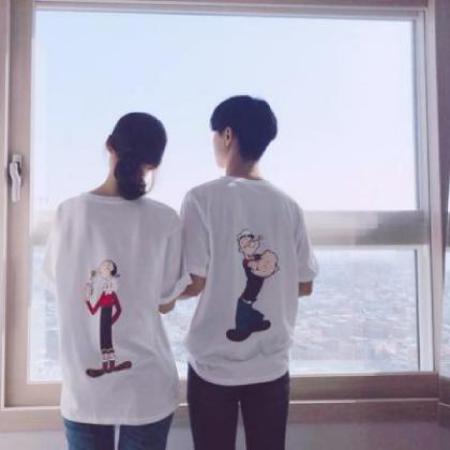 情侣背影头像一男一女，情侣背影头像一男一女一对两张图片