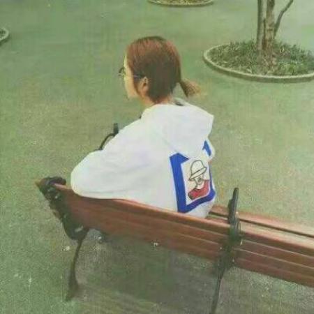 背影头像情侣一男一女，静静地念静静地想