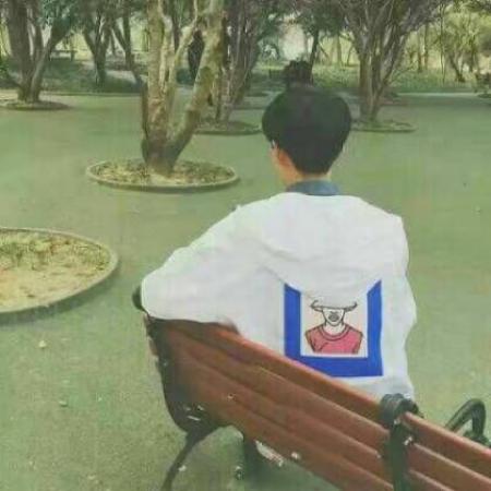 背影头像情侣一男一女，静静地念静静地想