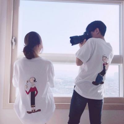 低调秀恩爱微信情侣头像背影唯美甜蜜幸福一对的