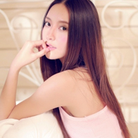 清纯妖媚瓜子脸时尚女生头像,长头发+上漂亮的一张脸太好看了