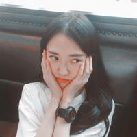 俏丽可爱阿宝色女生头像,换上立刻让头像更为甜美