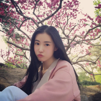 长发美女,眼中的女神笑容很美,同一个人的