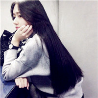 披肩直发百搭女生头像,很有小清新气质的妹子们