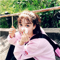 唯美好看暖色小清新少女头像粉色系图片