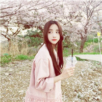 唯美好看暖色小清新少女头像粉色系图片