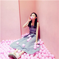 唯美好看暖色小清新少女头像粉色系图片