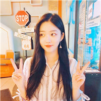 唯美好看暖色小清新少女头像粉色系图片
