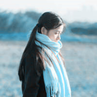 温婉明媚的阿宝色女生头像,愿等你情深一世