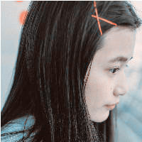 温婉明媚的阿宝色女生头像,愿等你情深一世