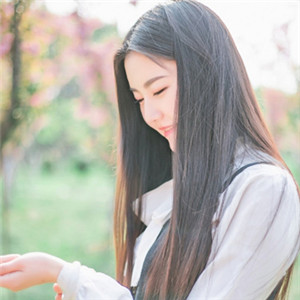 微信头像女 长直发清纯美女唯美图片
