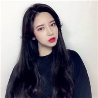 时尚百搭气质美女 长卷发女生头像
