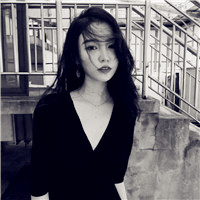 黑白知性长发美女头像,分享给留着长头发的女生们