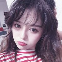 俏皮感十足长发女生头像，剪成短发立马做回可爱的少女