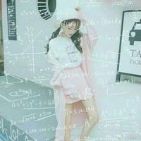 清新甜美个性女生头像,有几张带数学公式的