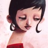 另类个性手绘潮流时尚美女女QQ头像图片_带有华丽性感的气度范