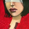 另类个性手绘潮流时尚美女女QQ头像图片_带有华丽性感的气度范