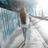个性潮流阿宝色女生头像,习惯了一个人安静的世界
