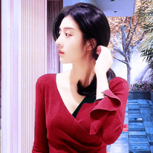 爱笑美女头像微信图片潮流 性感又时尚成熟女人