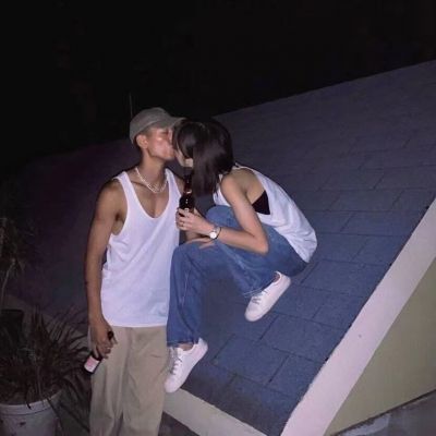 情侣头像时尚潮流两人，风景不再属于你一个人的了