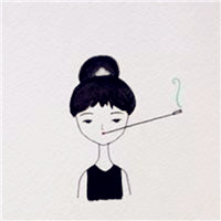 抽烟的女人与众不同,很有味道喜欢吧