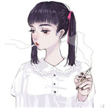 卡通抽烟头像女生 抽烟的女生是不是很有味呢