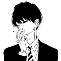 男生抽烟堕落头像,卡通男生抽烟头像图片