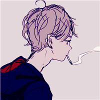 谁说抽烟的男生不是好人 男生头像动漫冷酷帅气抽烟