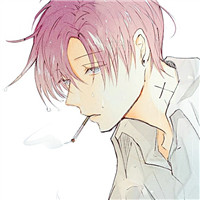 抽烟动漫男头 动漫二次元烟瘾少年头像图片