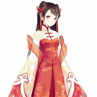 手绘古风女子,眸含春水清波流盼,美的如仙女