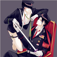 军装动漫男生高清图片头像,军装就有种不同的范