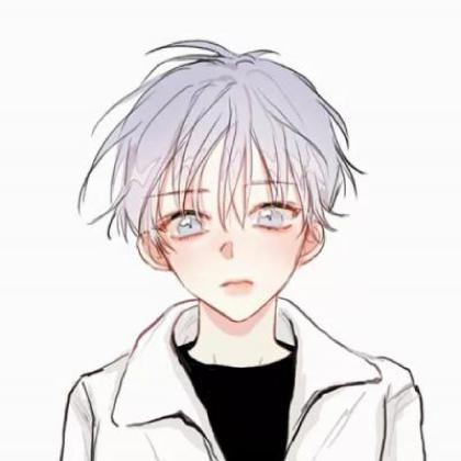 情头动漫一男一女帅气 相思情缠才是真爱