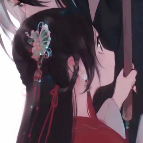 qq情侣头像动漫双人一男一女，谢谢你对我的好