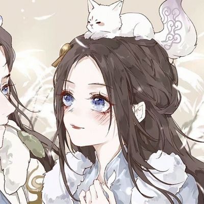 ins小众情侣动漫头像，玫瑰在我手上我在你心里