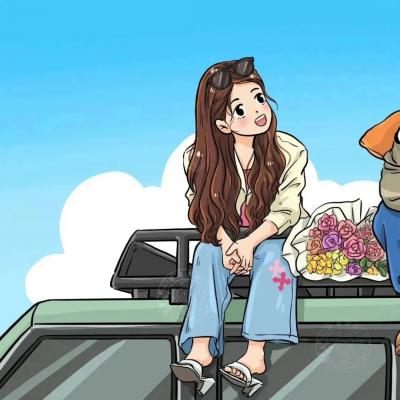 动漫头像女仙气可爱情侣，感情要留给不会离开的人