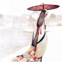 时尚抢眼复古风女子,琴棋书画,能歌善舞的侠女