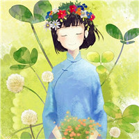 民国风女生头像,全部是卡通系民国风学生妹图片