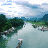 桂林山水风景图片头像,桂林山水甲天下