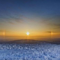 冬天雪景头像,白色的雪,好看的冰