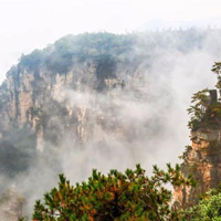 云里雾里是最美丽的,武陵源旅游风景图片