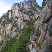 安徽的黄山奇石的图片,微信好看的头像风景