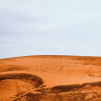 格外壮美格的沙丘风景头像,荒无人烟人沙漠图片