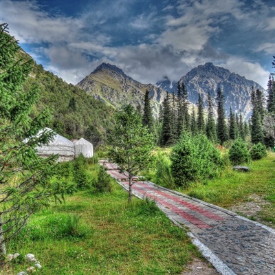 高清唯美风景头像 吉尔吉斯斯坦风景图片