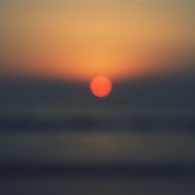 夕阳的微信头像 傍晚的夕阳朦胧风景头像高清图片