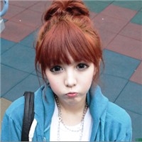 可爱系浅蓝色唯美女生头像图片素材